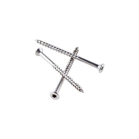 Simpson Strong-Tie Deck Screw, #8 x 1-5/8 in, Flat Head, Torx Drive, 350 PK T08162WPP